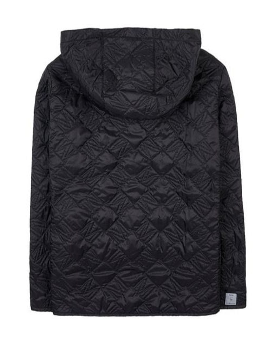 Max Mara Black Hooded Cotton Suit