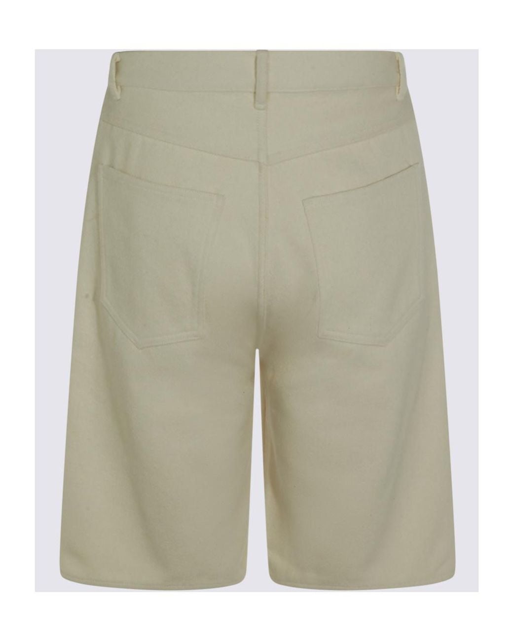 Auralee Green Five-Pocket Shorts for men