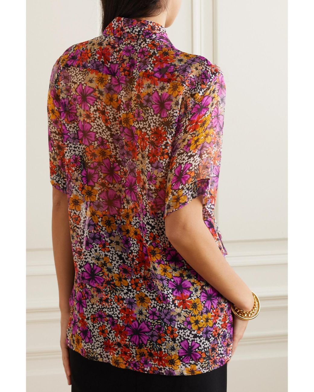 Dries Van Noten Red Short-Sleeved Shirt