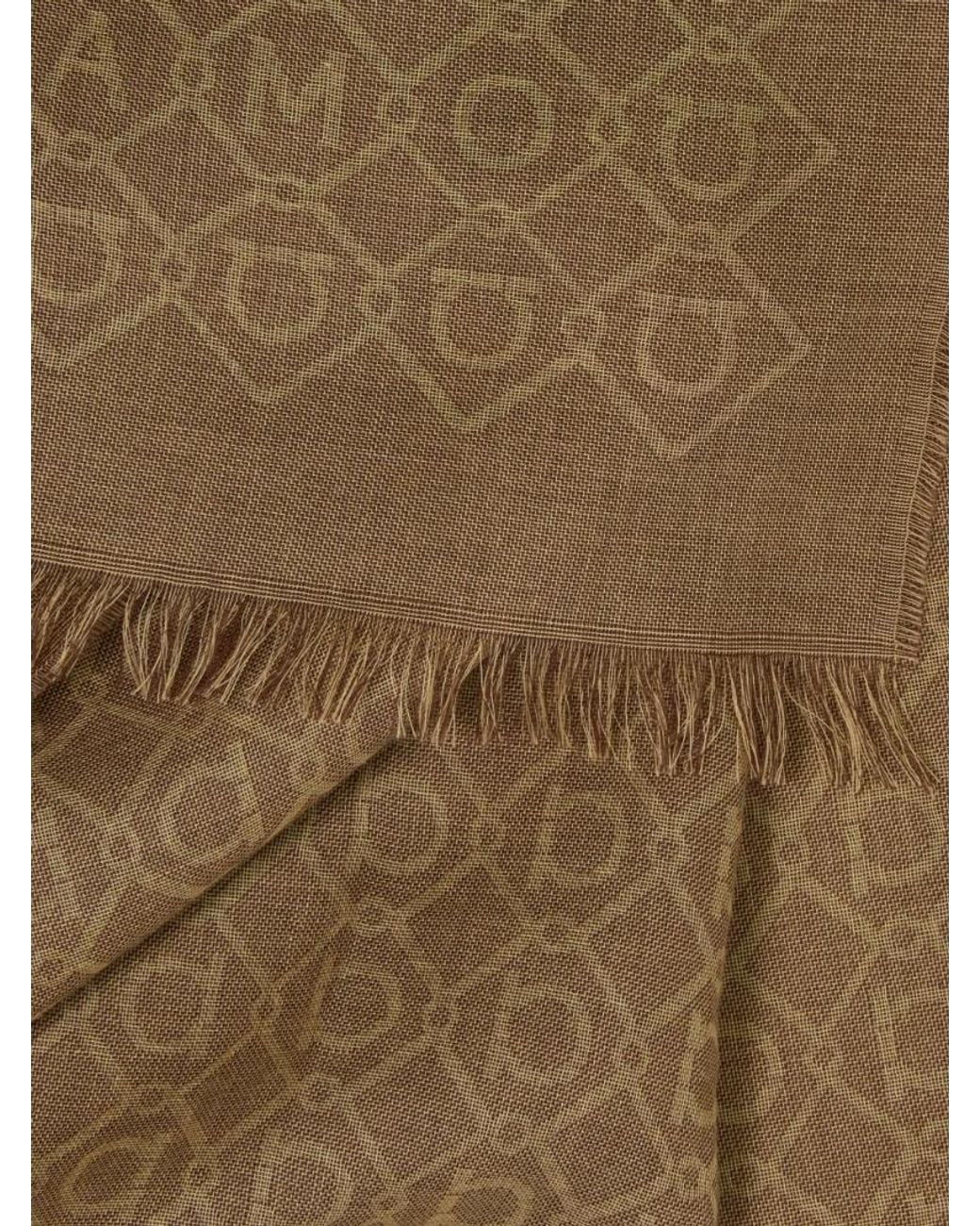 Ferragamo Natural Logo Embellished Stole for men