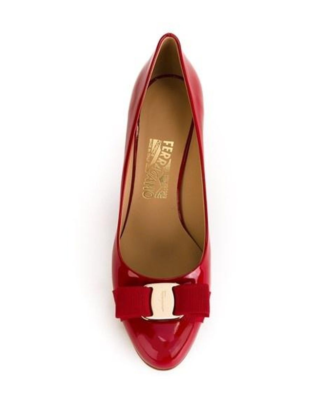 Ferragamo Red Carla' High Heels