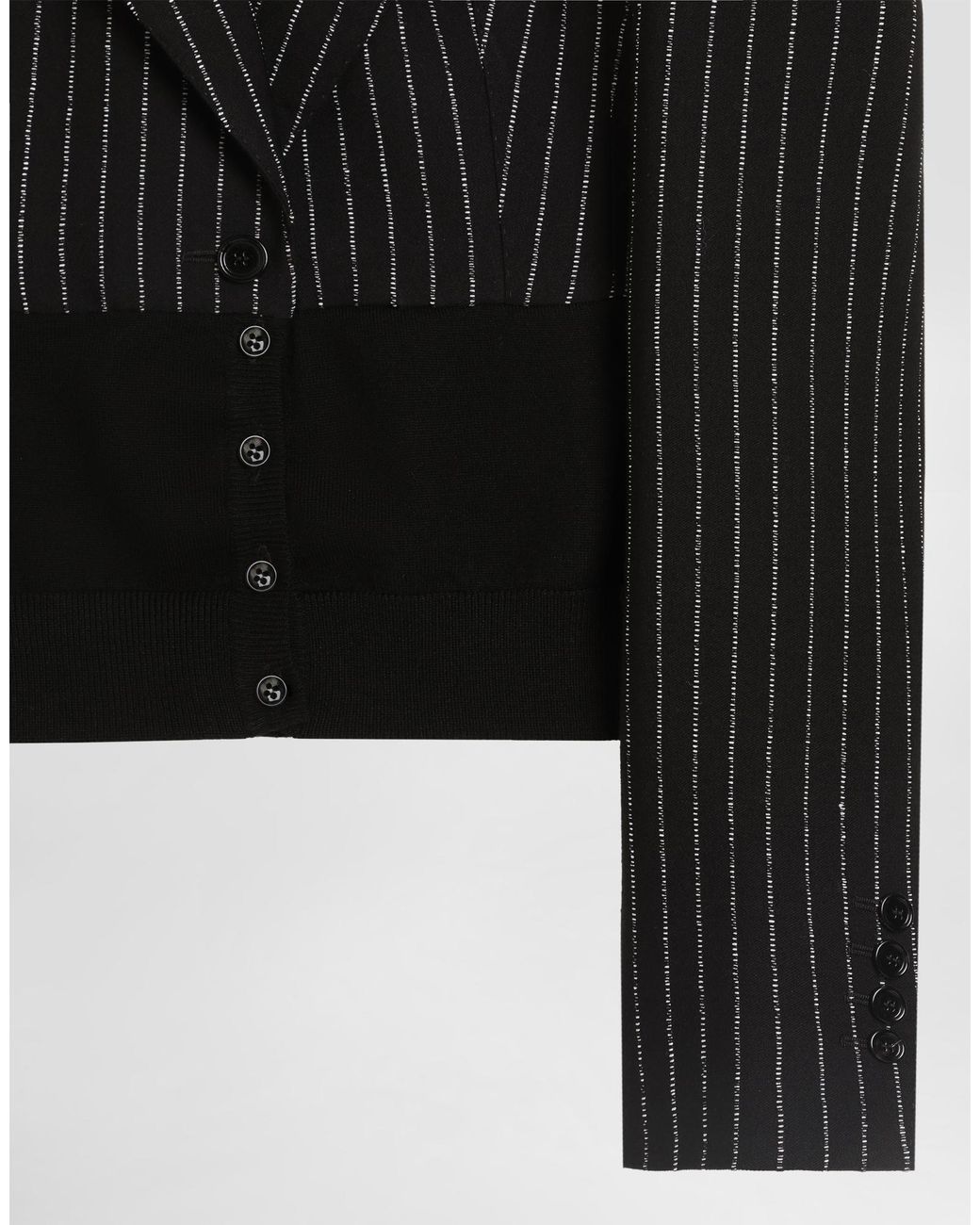 Dolce & Gabbana Black Pinstriped Jacket