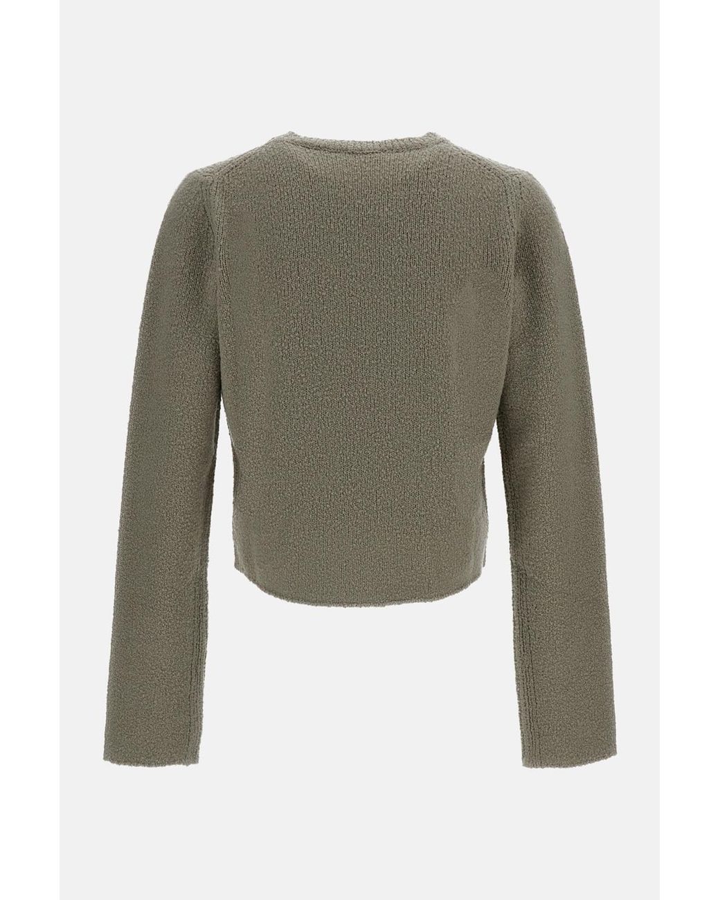 Rier Green Crewneck Knitted Jumper for men