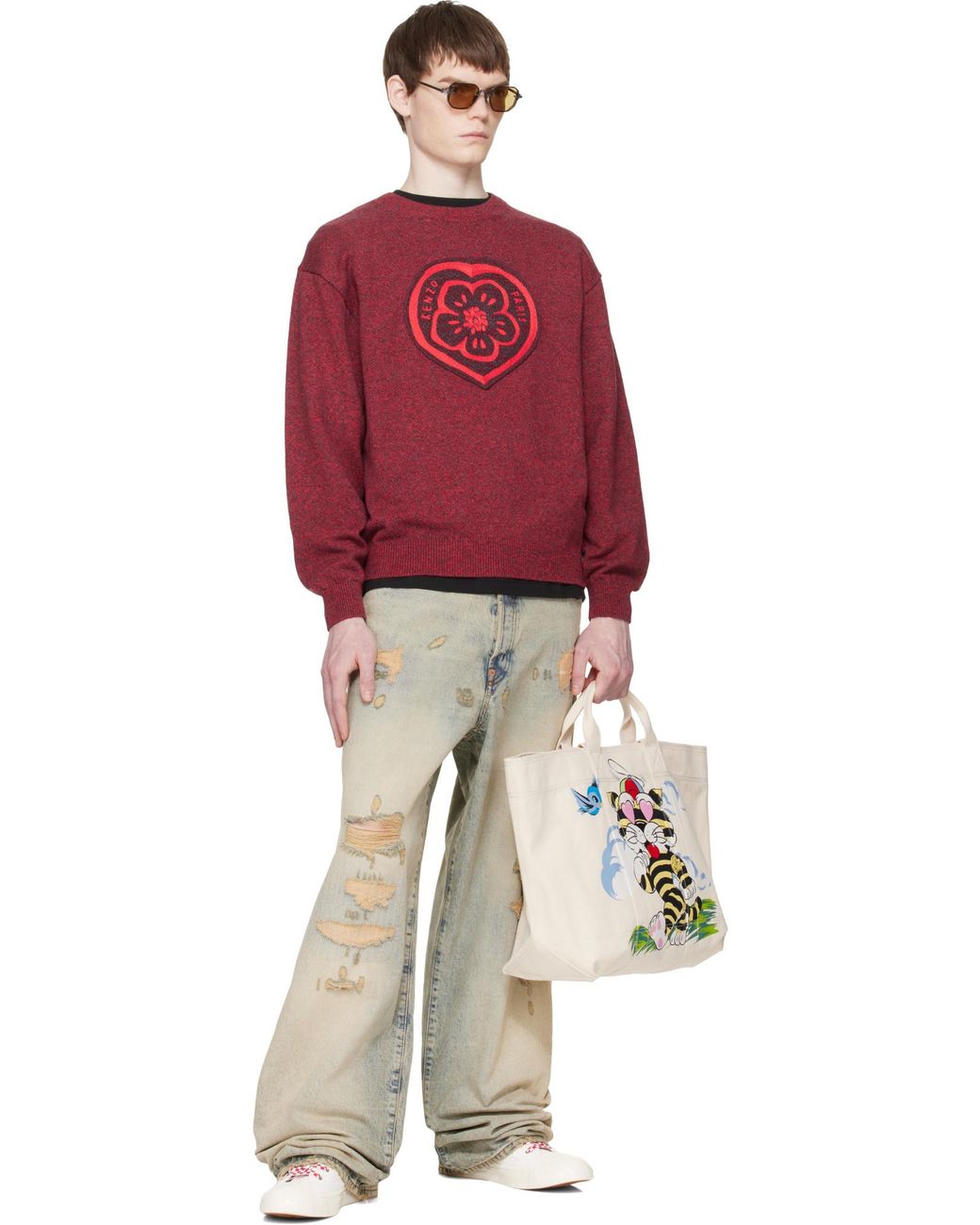 KENZO Pink Hoshi' High Top Sneakers for men