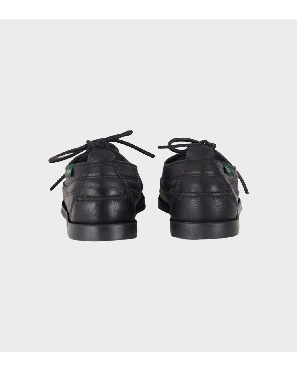 Paraboot Black Lace-Up Loafers for men