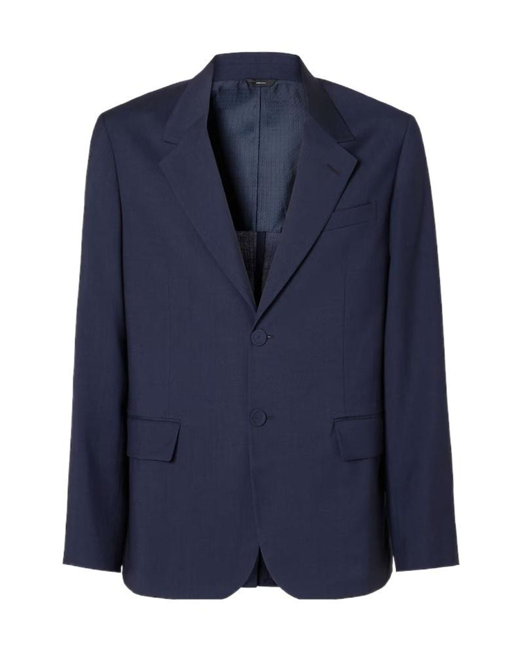 Fendi Blue Single Breasted Tailored Blazer for men
