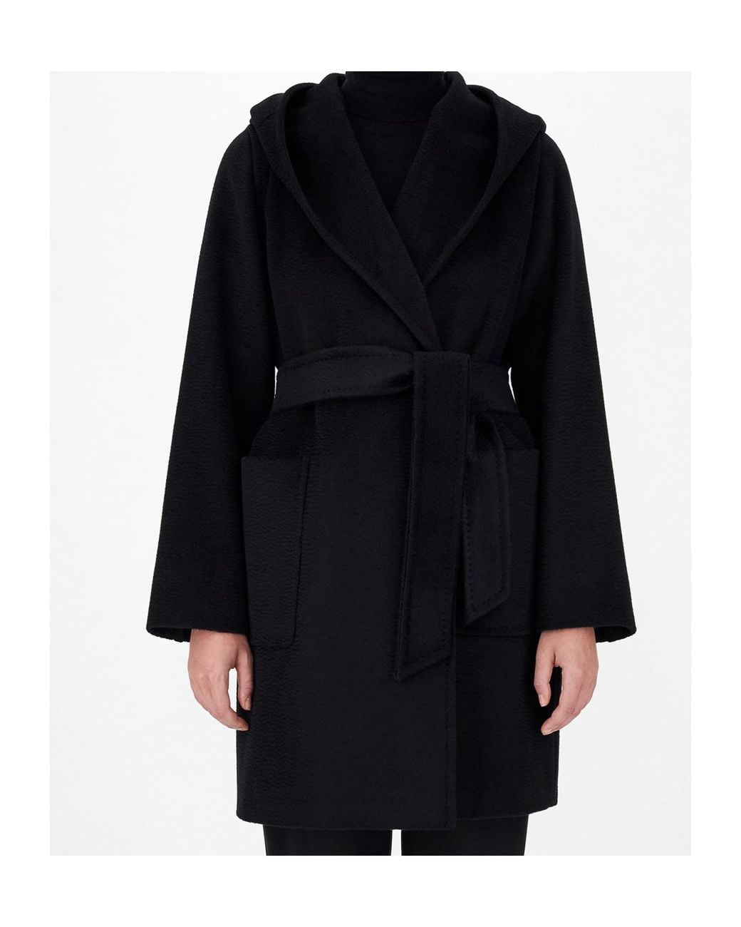 Max Mara Blue Rialto Belted Coat