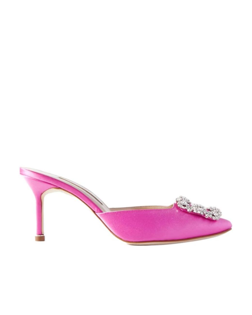 Manolo Blahnik Pink Hangisimu Pointed High Heels