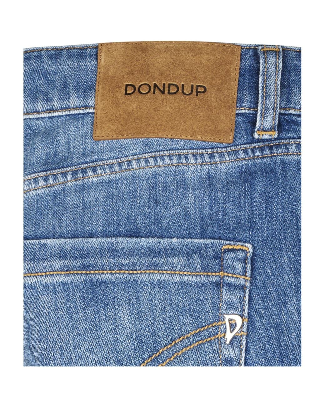 Dondup Blue Cropped Jeans