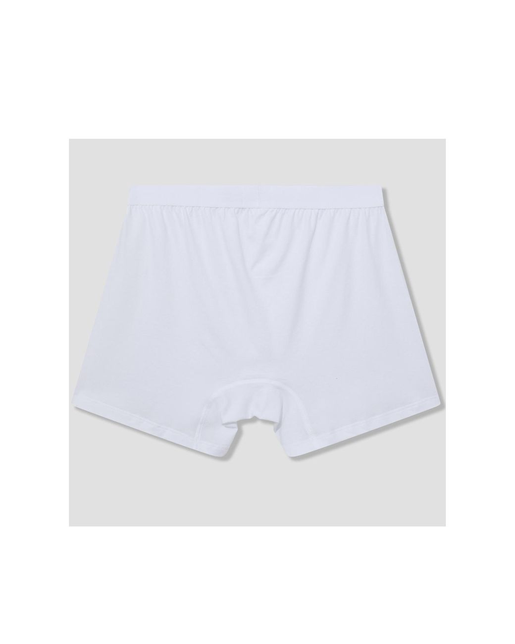 Comme des Garçons White Wide-Leg Boxer Shorts for men