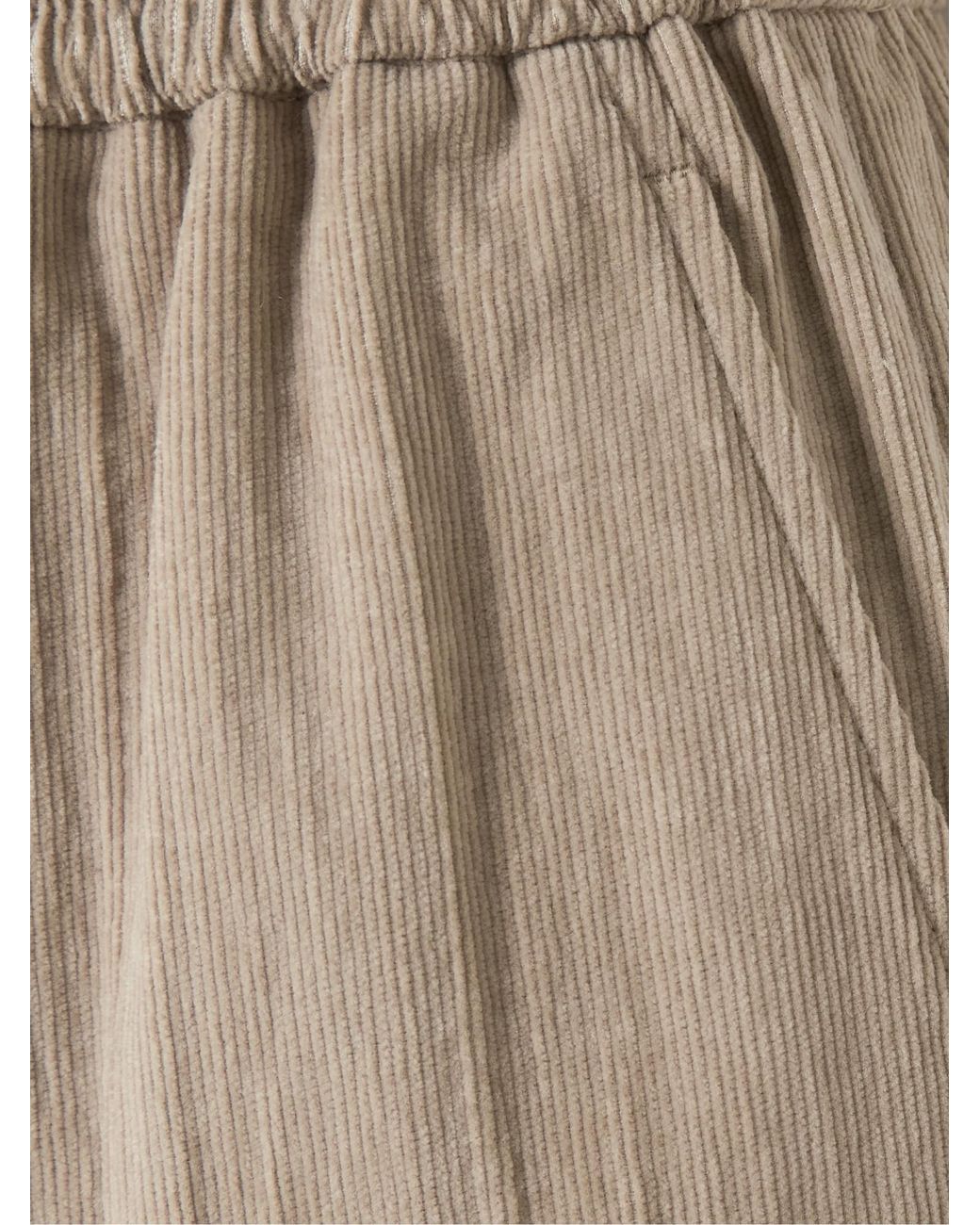 Brunello Cucinelli Natural Corduroy Trousers