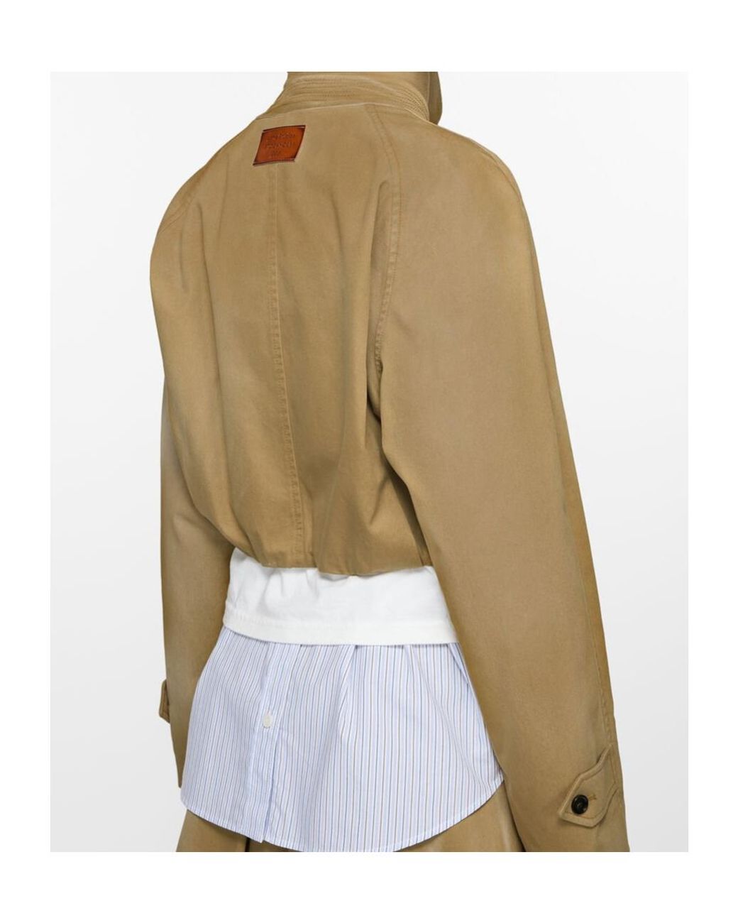 Acne Natural Long-Sleeved Casual Jacket