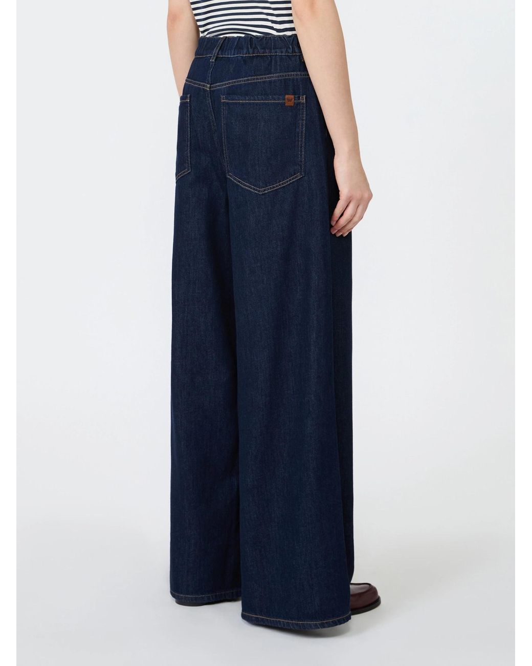Weekend by Maxmara Blue Zattera Wide-Leg Jeans