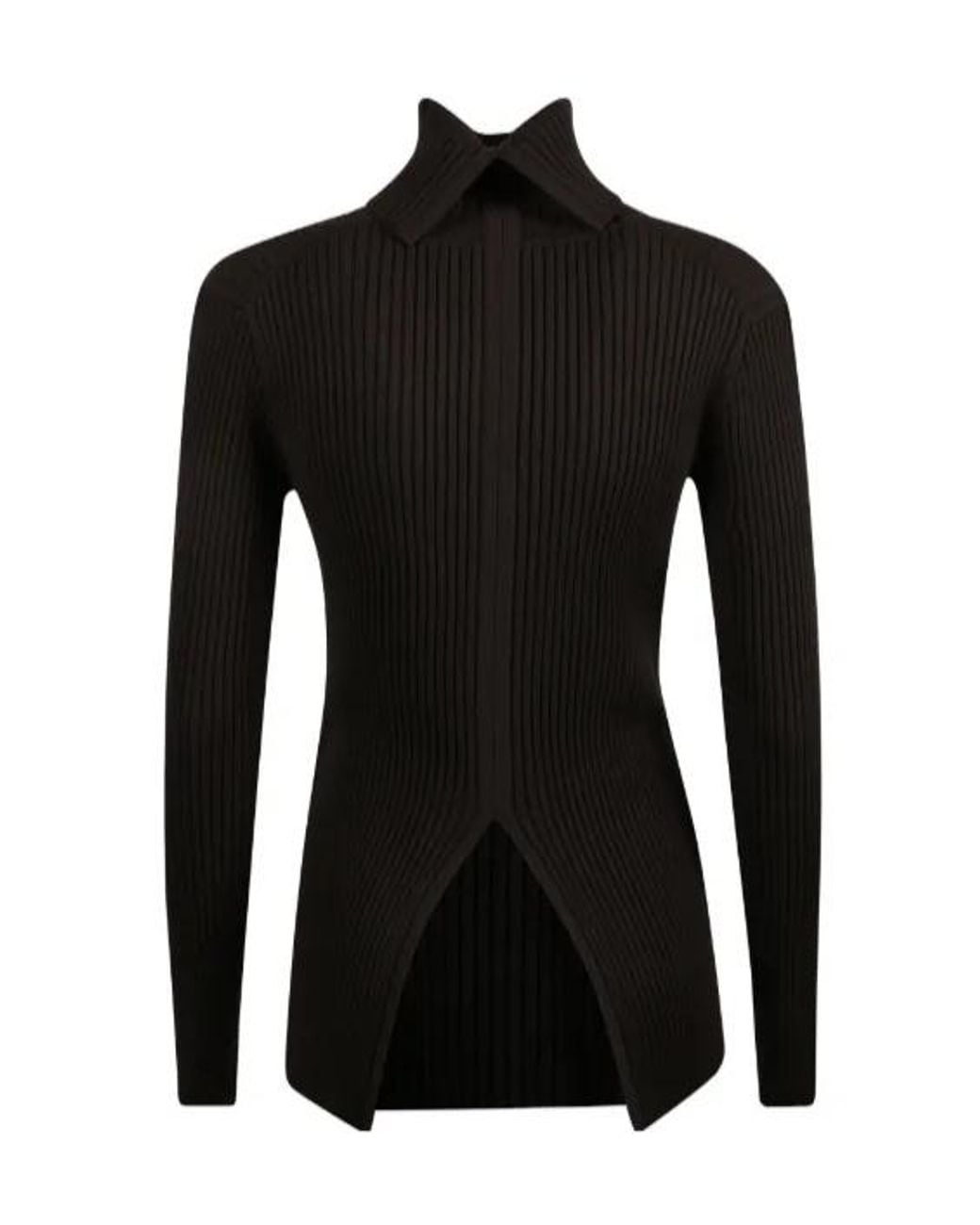 P.A.R.O.S.H. Black Turtleneck Knitted Jumper