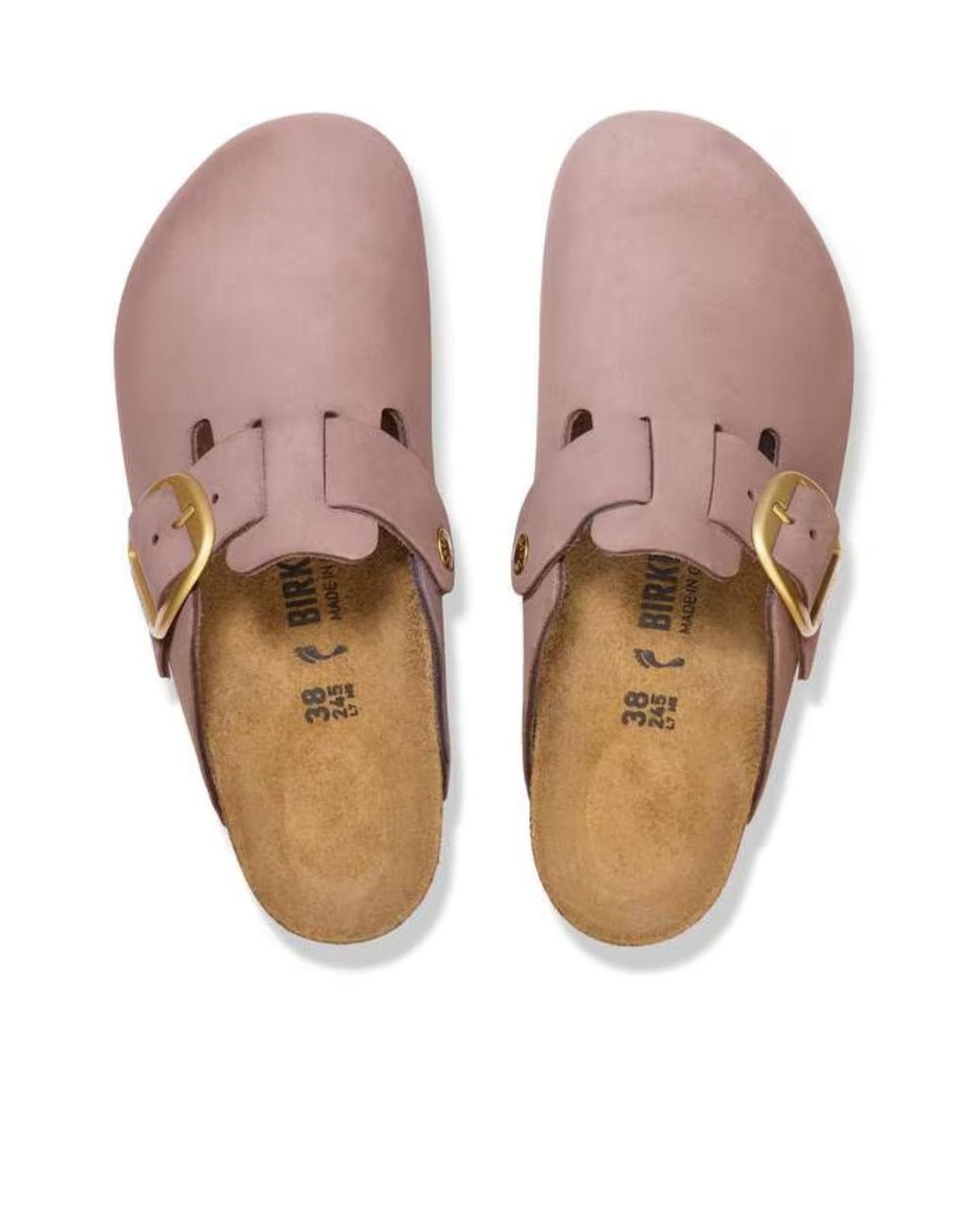 Birkenstock Brown Boston Big Buckle Sandals