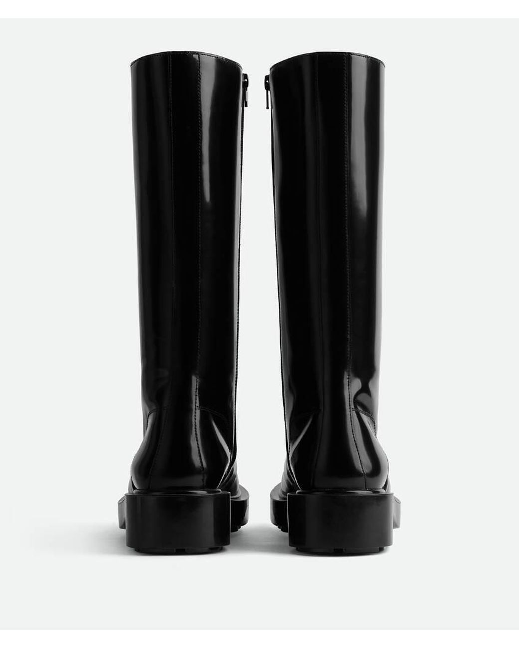 Bottega Veneta Black Horse Buckle Detail Boots