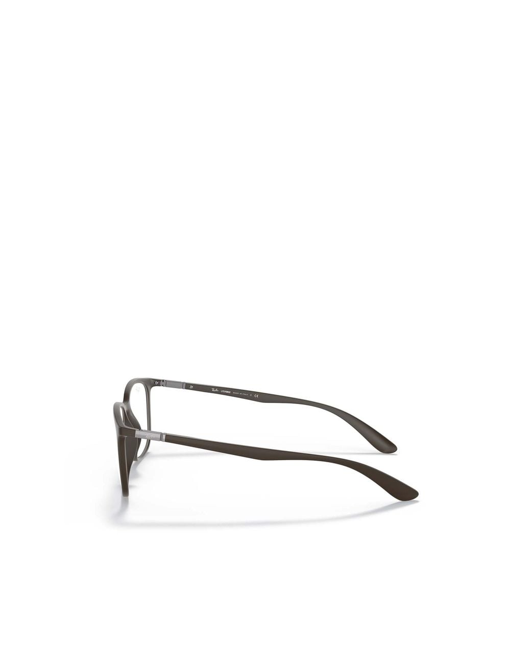 Ray-Ban Metallic Square-Frame Glasses for men