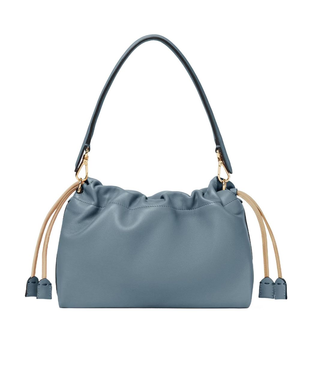 Fendi Blue Mamma Baguette Medium Shoulder Bag