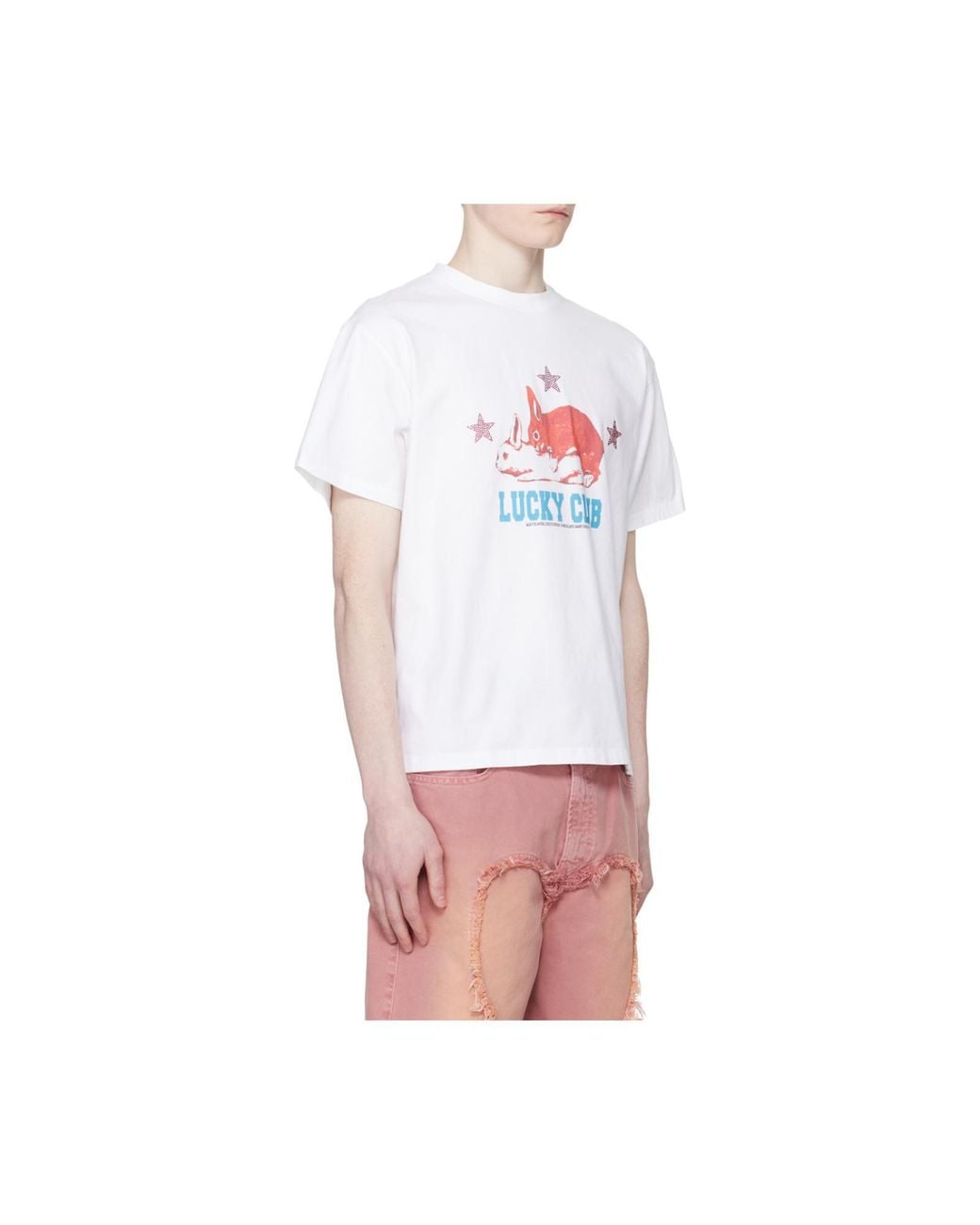 Carne Bollente White Lucky Club Graphic-Print T-Shirt