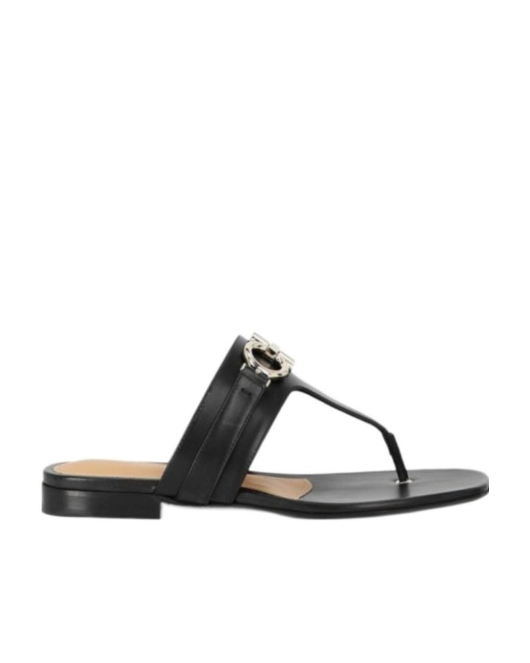 Ferragamo Brown Logo Sandals