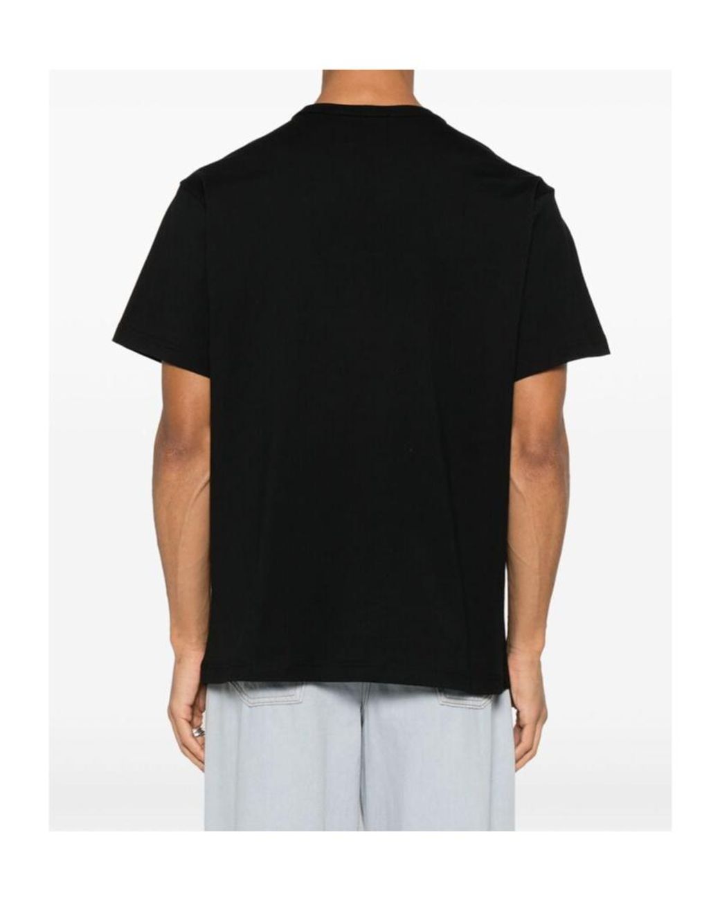 Versace Jeans Black Couture Baroque Logo T-Shirt for men