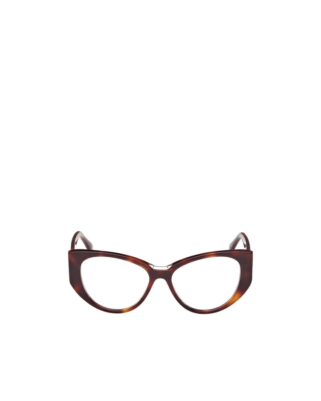 Max Mara White Cat-Eye Frame Glasses