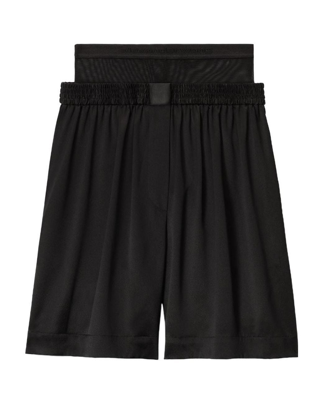 Alexander Wang Black Layered Boxer Shorts