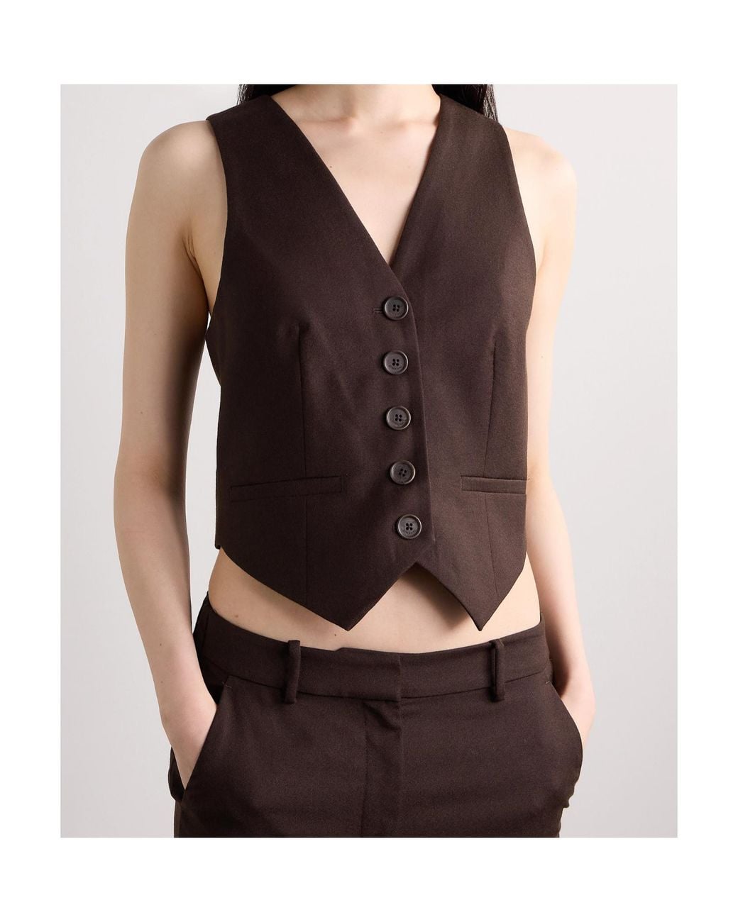 Jonathan Simkhai Purple Slim-Fit Waistcoats