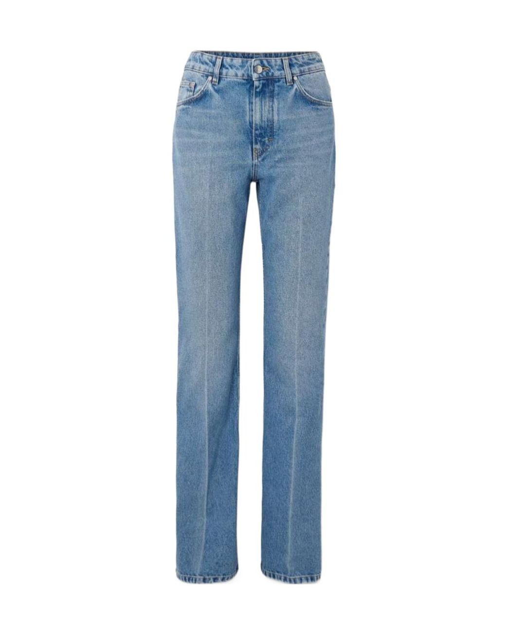 Stella McCartney Blue Logo-Detail Jeans