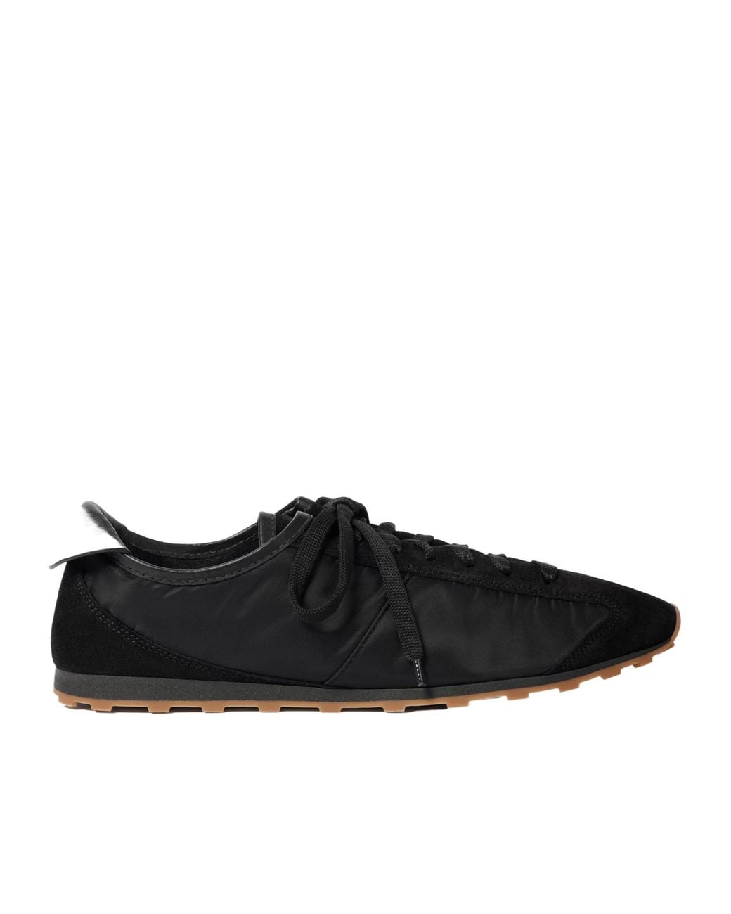 Jacquemus Black Pointed-Toe Tennis Sneakers for men