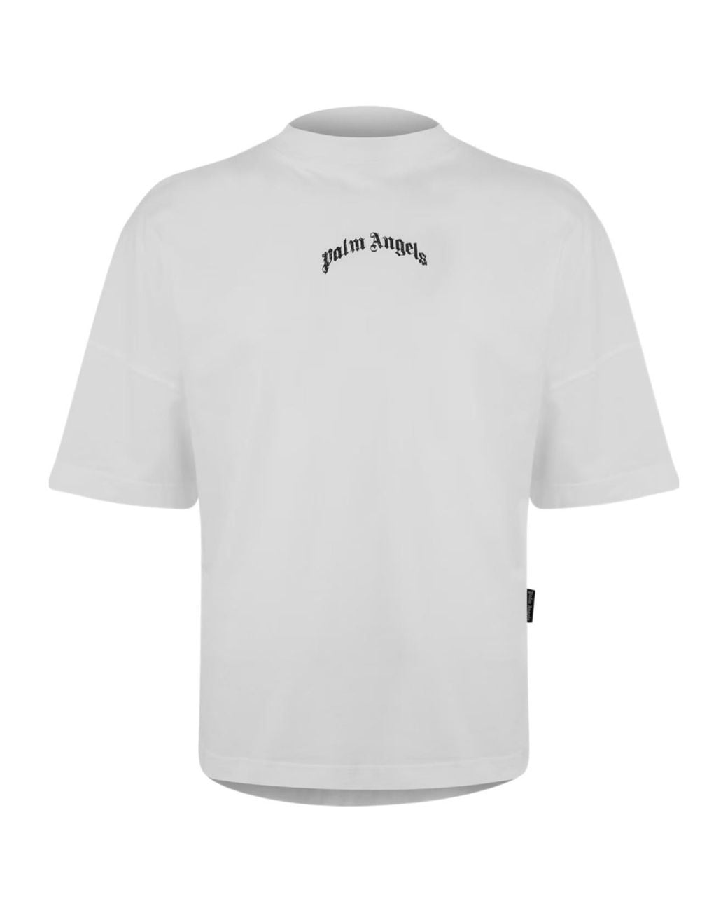 Palm Angels White Logo T-Shirt for men