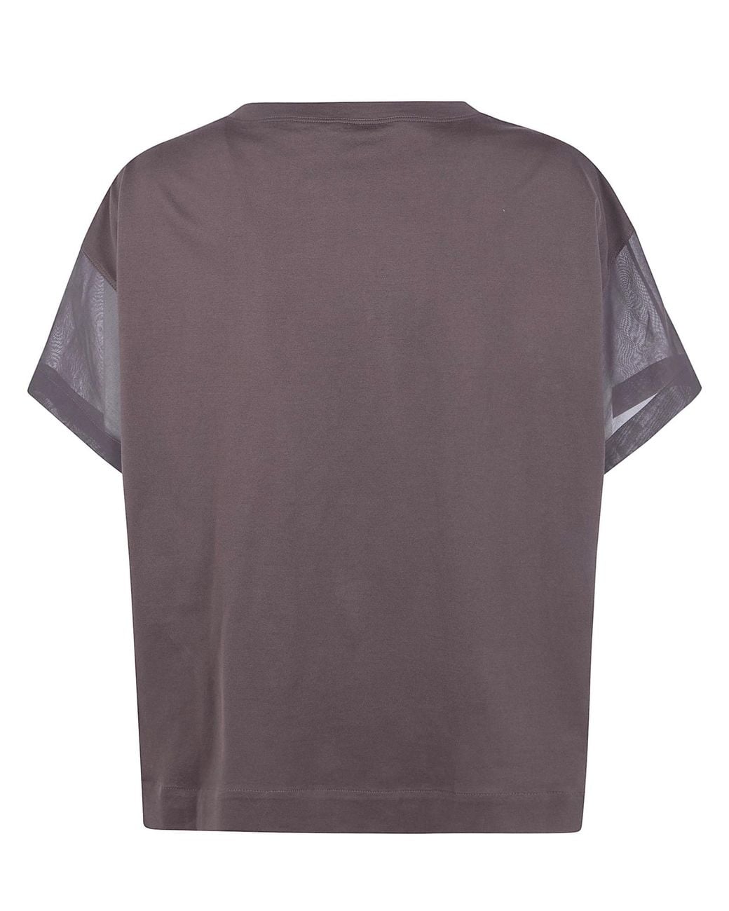 Brunello Cucinelli Black Short-Sleeved T-Shirt