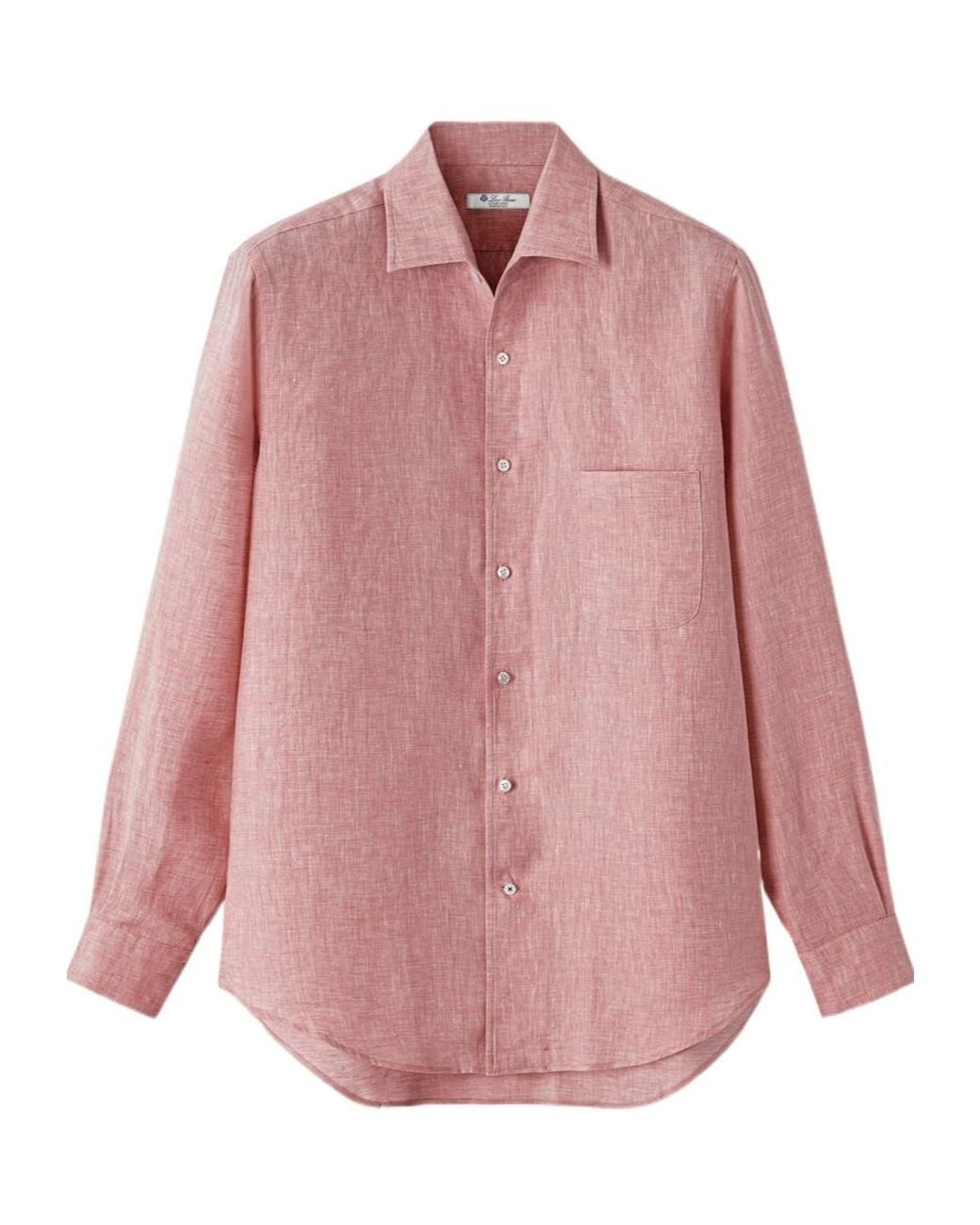 Loro Piana Pink Andre Shirt for men