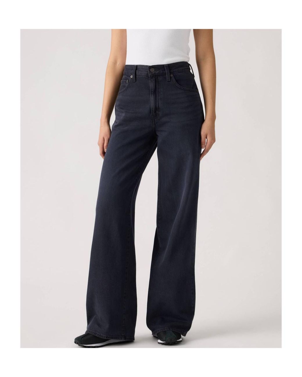 Levi's Blue Cinch Wide-Leg Jeans