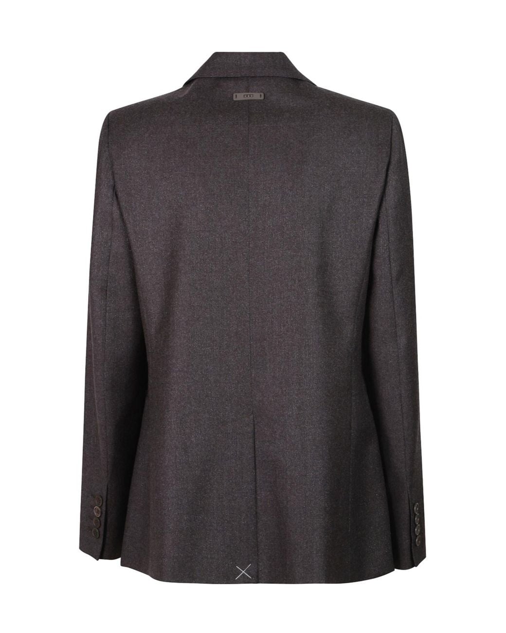 Peserico Black Single-Breasted Tailored Blazer