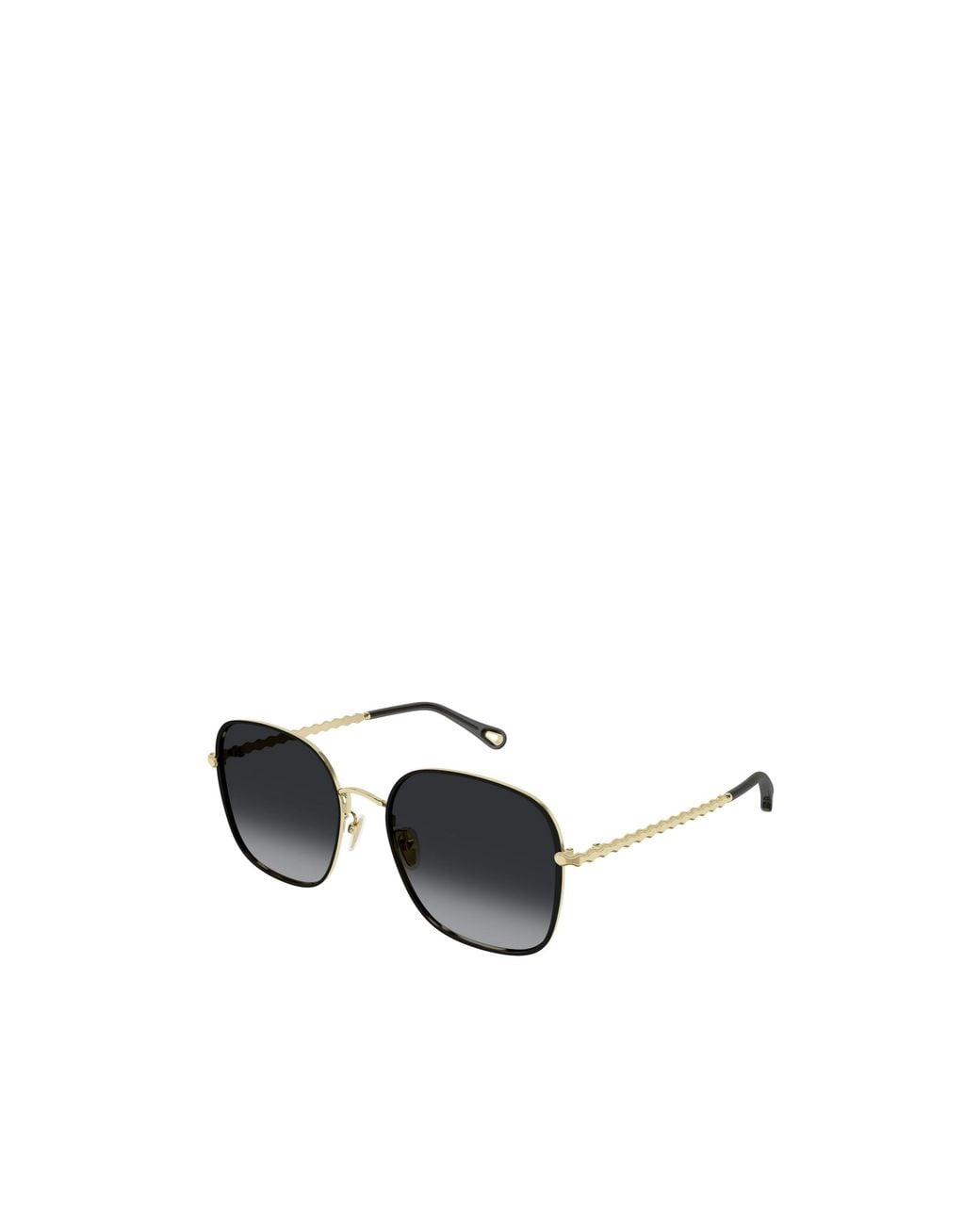 Chloé Black Chloé Eyewear Square Frame Sunglasses