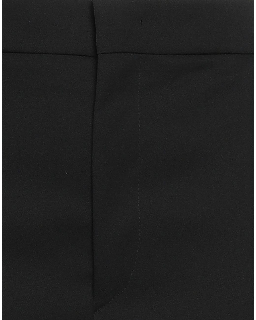Isabel Marant Black Plain Colour Wide-Leg Trousers