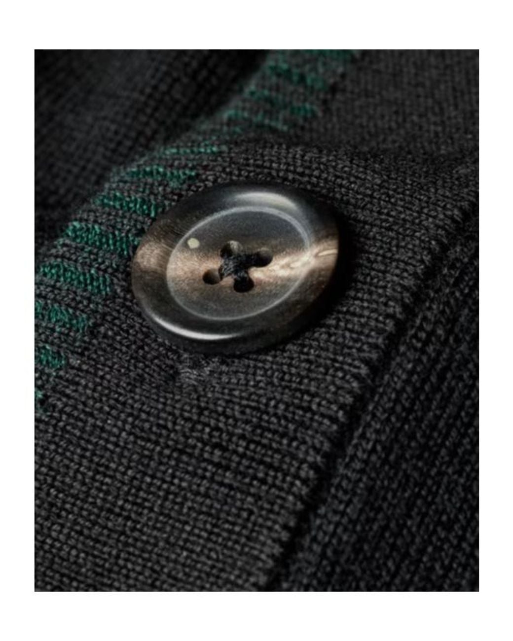 Paul Smith Black Ps Paul Smith V-Neck Button Cardigan for men
