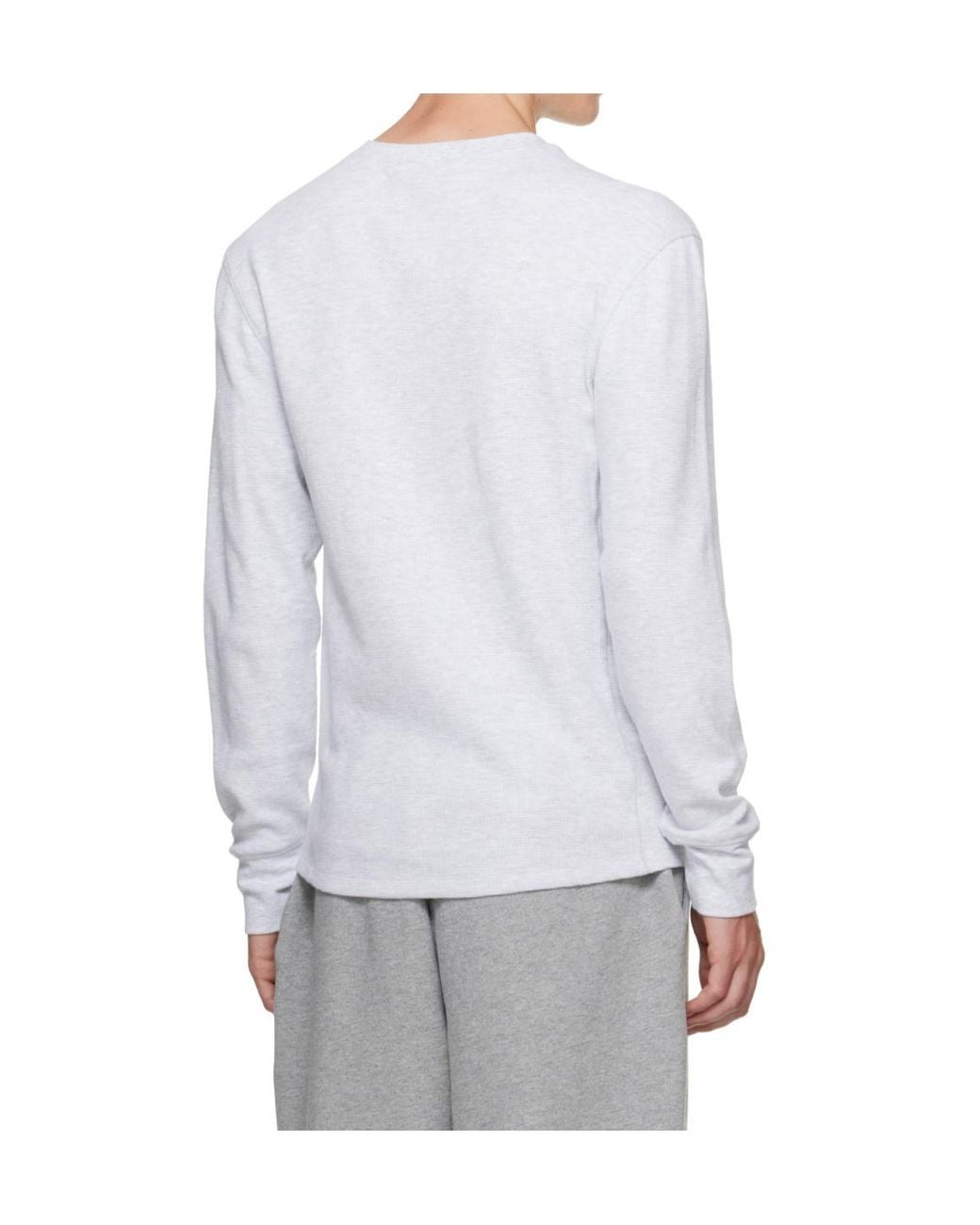 Entire studios White Thermal Long-Sleeve T-Shirt for men