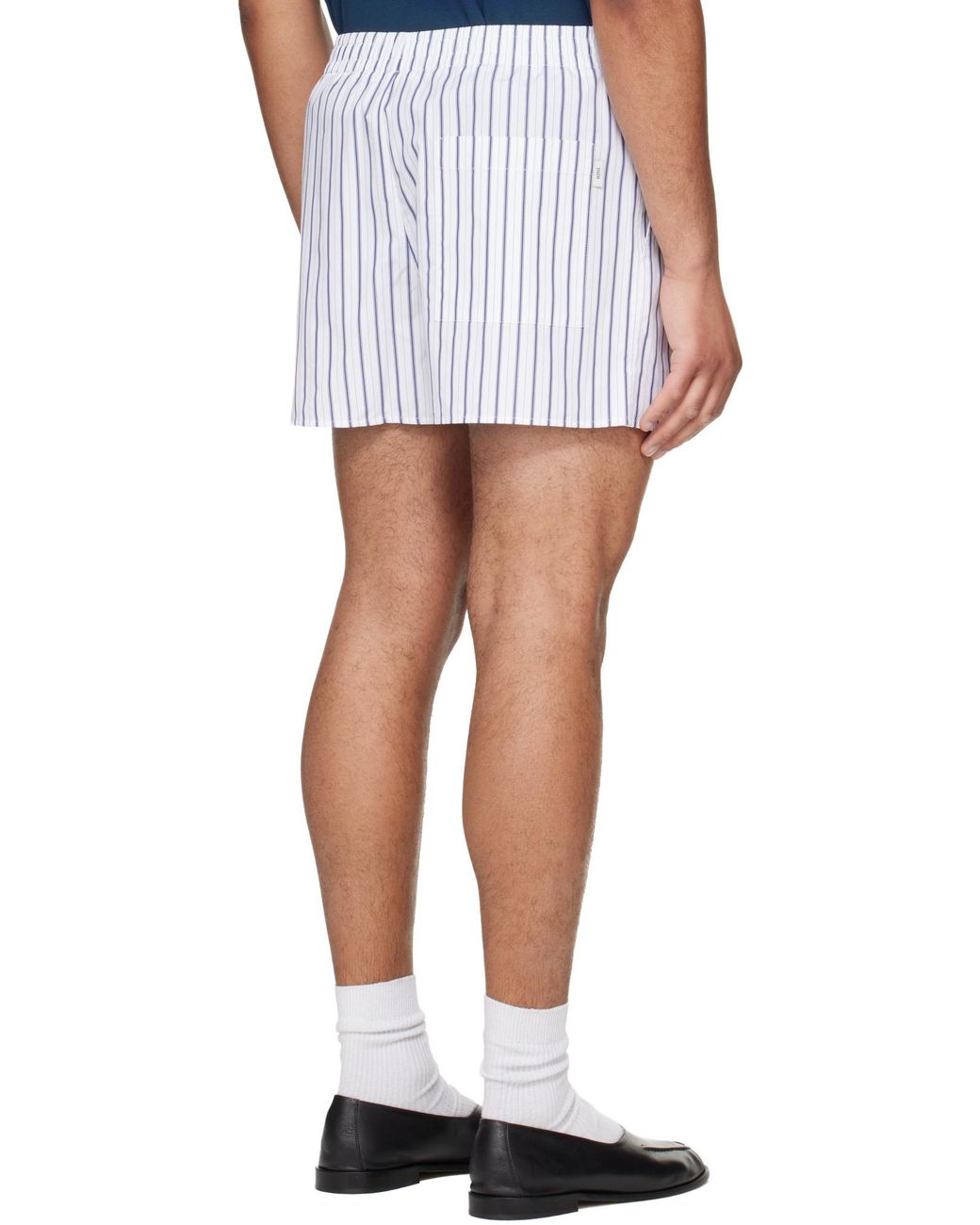 AMI White Elasticated Shorts for men