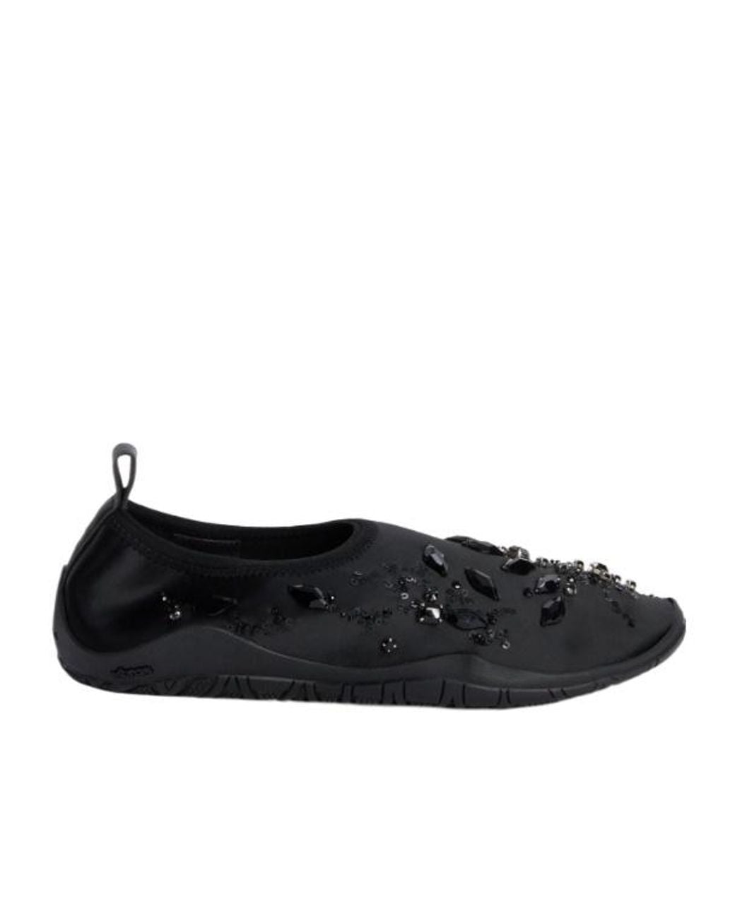 Jil Sander Black Elbe Slipper