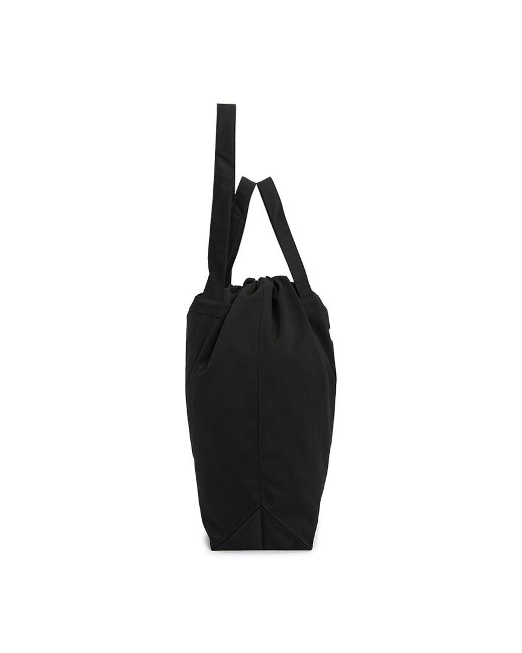 Nanamica Black Logo Tote Bag