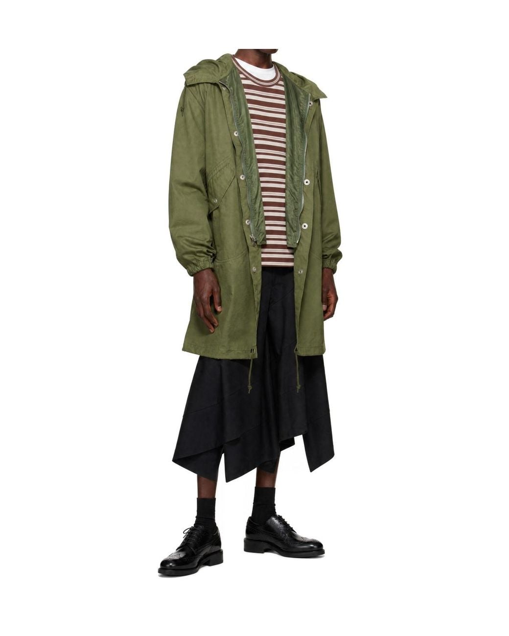 Comme des Garçons Black Casual Trousers With Belt Loops for men