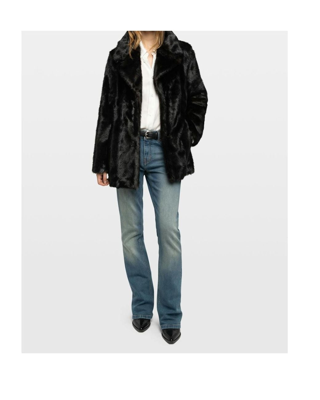 Zadig & Voltaire Black Long-Sleeved Coat