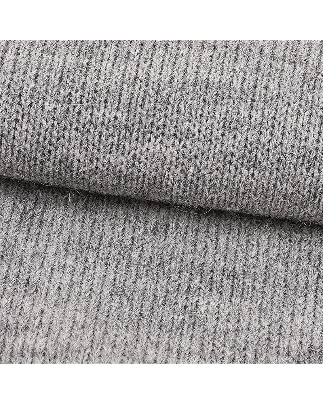 Weekend by Maxmara Gray Flock Intarsia Knitted Sweater