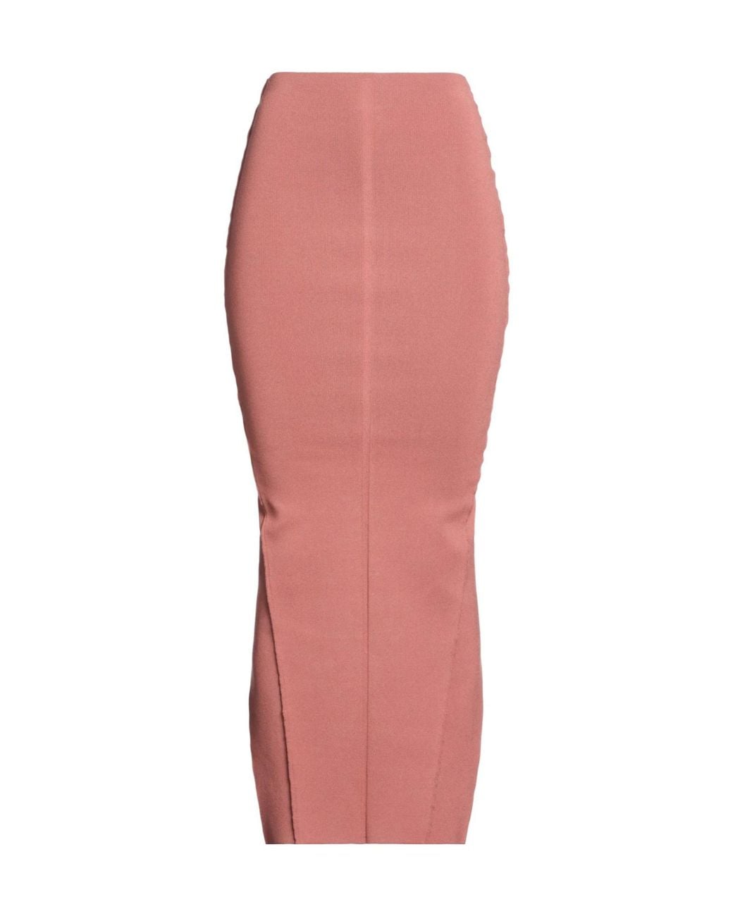 Rick Owens Pink Long Skirts
