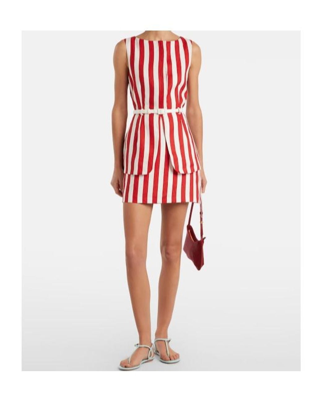 Posse Red Pamela Striped Linen Vest