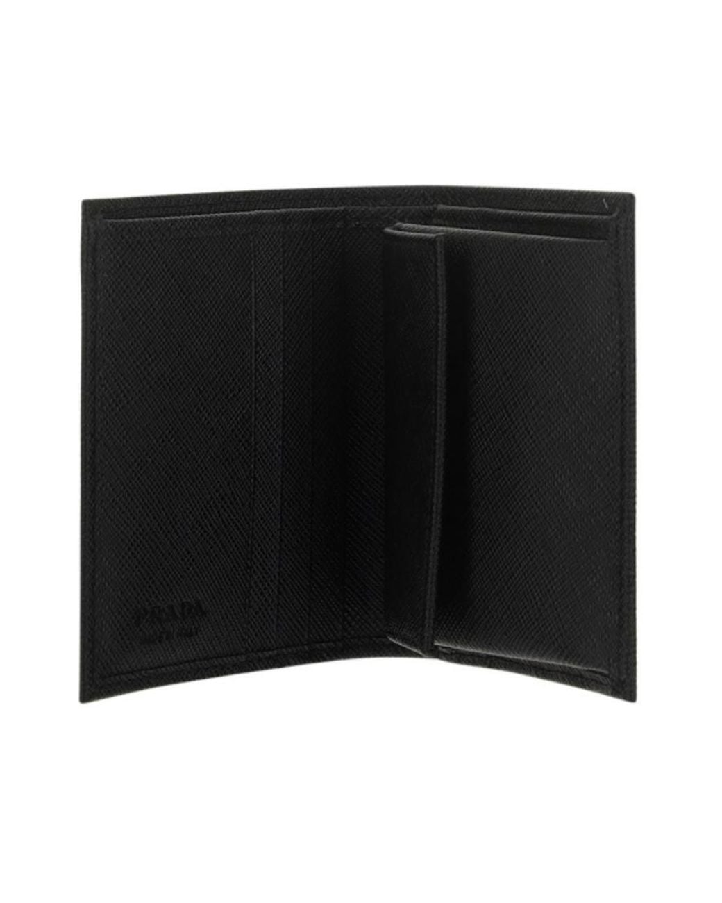 Prada Black Saffiano Leather Wallet for men