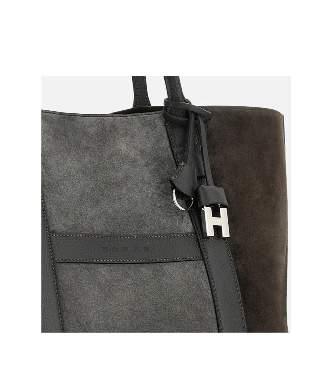 Hogan Black Palissandro Medium Tote Bag
