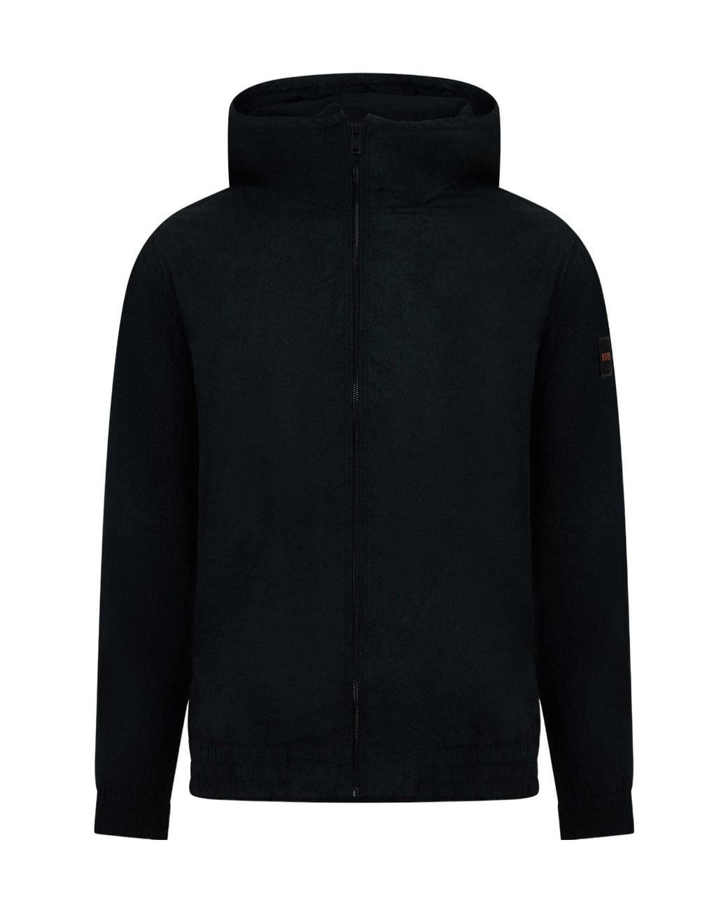 Boss Blue Hooded Coat for men